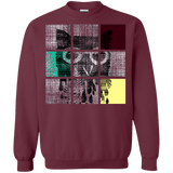 Sweatshirts Maroon / S Looking Glass Owl Crewneck Sweatshirt