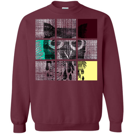 Sweatshirts Maroon / S Looking Glass Owl Crewneck Sweatshirt