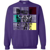 Sweatshirts Purple / S Looking Glass Owl Crewneck Sweatshirt