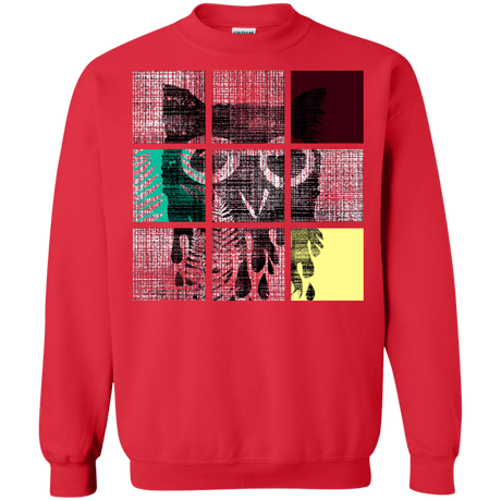 Sweatshirts Red / S Looking Glass Owl Crewneck Sweatshirt