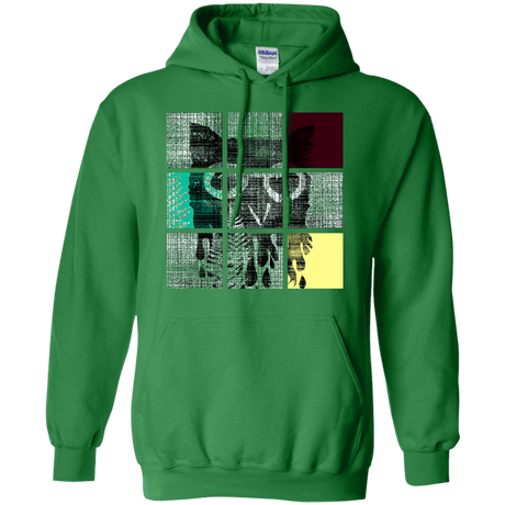 Sweatshirts Irish Green / S Looking Glass Owl Pullover Hoodie