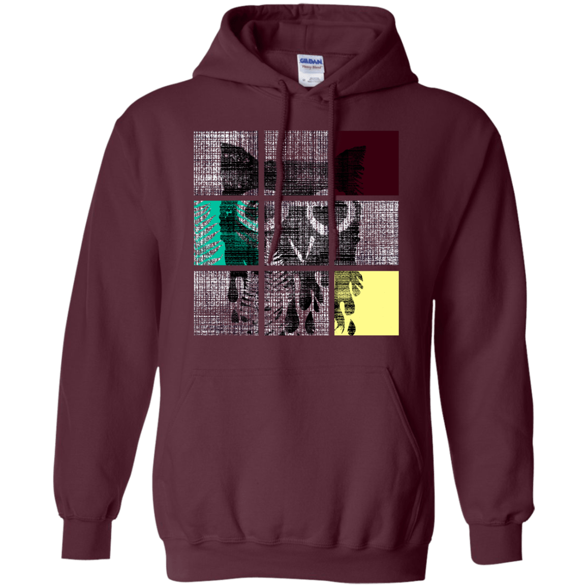 Sweatshirts Maroon / S Looking Glass Owl Pullover Hoodie