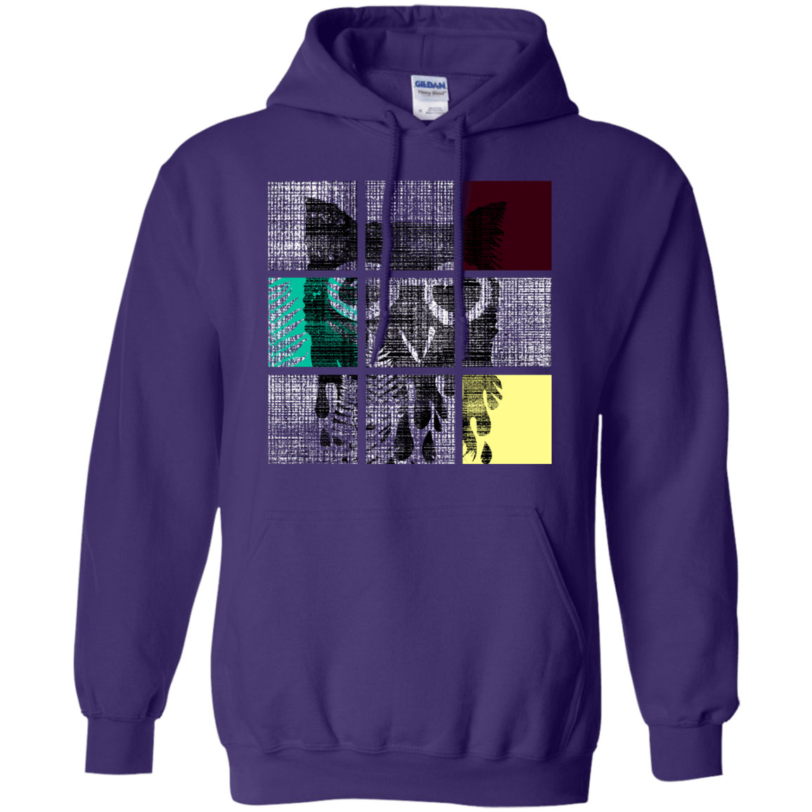 Sweatshirts Purple / S Looking Glass Owl Pullover Hoodie