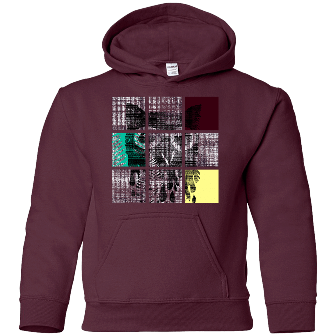 Sweatshirts Maroon / YS Looking Glass Owl Youth Hoodie