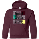 Sweatshirts Maroon / YS Looking Glass Owl Youth Hoodie