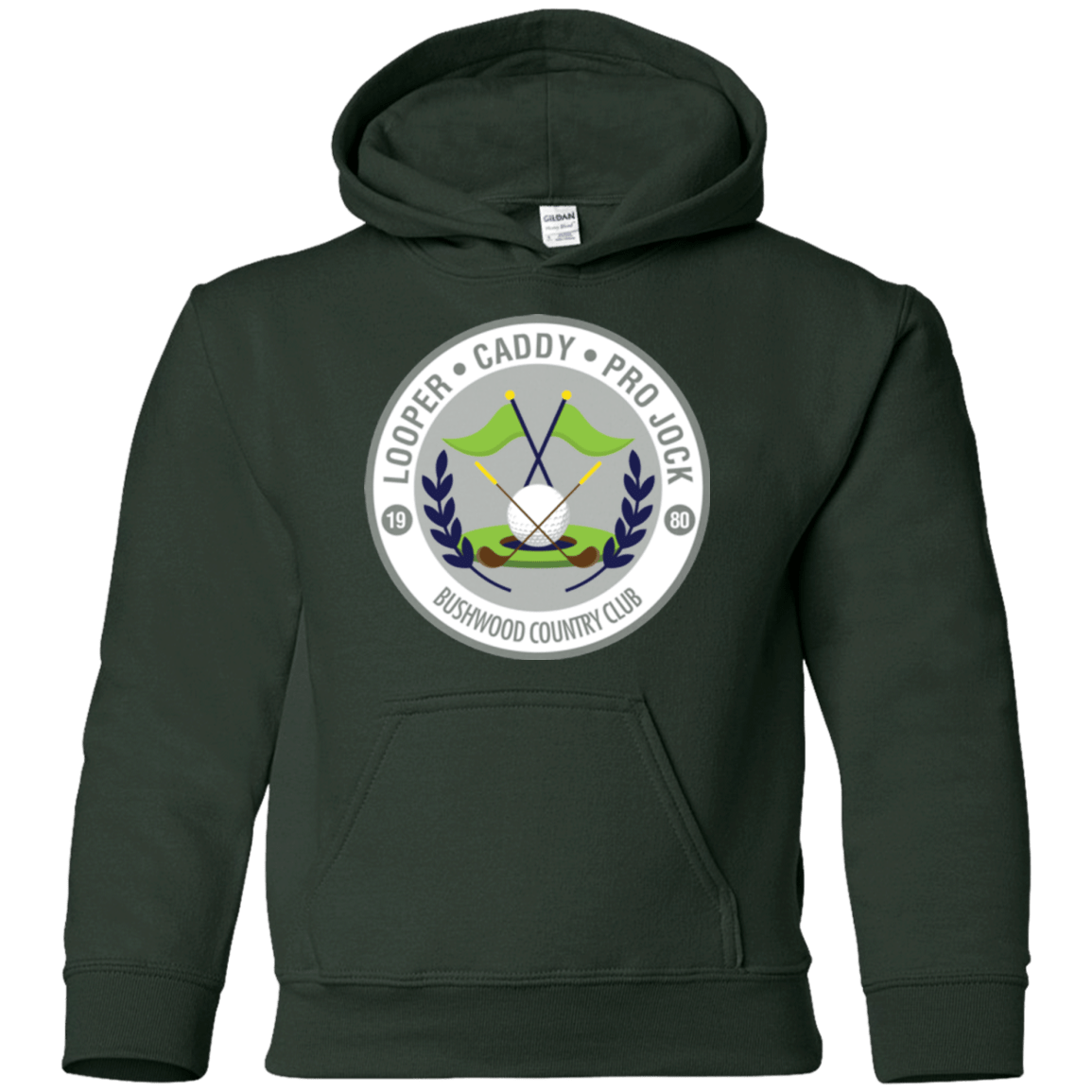 Sweatshirts Forest Green / YS Looper Youth Hoodie