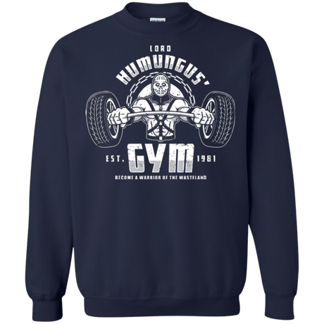 Sweatshirts Navy / Small Lord Humungus' Gym Crewneck Sweatshirt