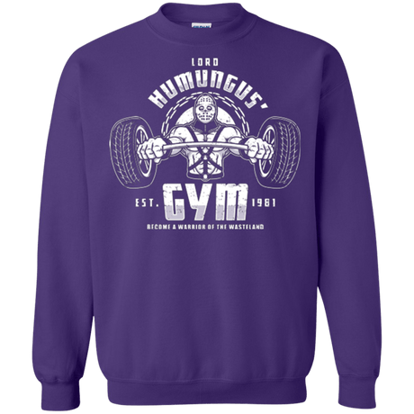 Sweatshirts Purple / Small Lord Humungus' Gym Crewneck Sweatshirt