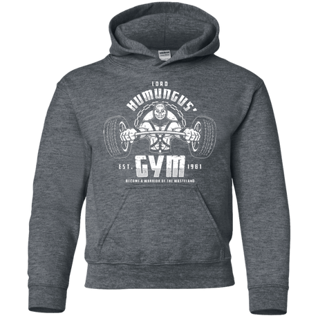 Sweatshirts Dark Heather / YS Lord Humungus' Gym Youth Hoodie