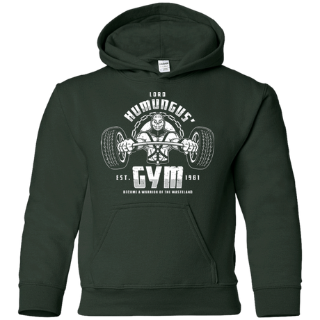 Sweatshirts Forest Green / YS Lord Humungus' Gym Youth Hoodie