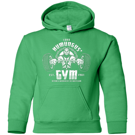 Sweatshirts Irish Green / YS Lord Humungus' Gym Youth Hoodie