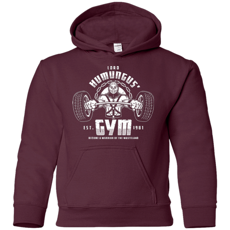 Sweatshirts Maroon / YS Lord Humungus' Gym Youth Hoodie