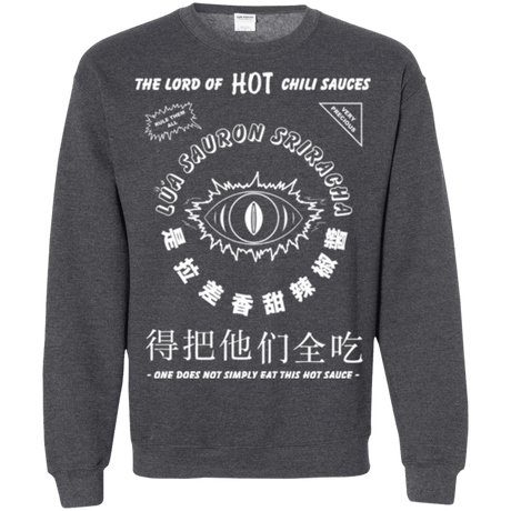 Sweatshirts Dark Heather / Small Lord of Hot Sauces Crewneck Sweatshirt