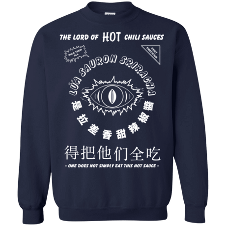 Sweatshirts Navy / Small Lord of Hot Sauces Crewneck Sweatshirt