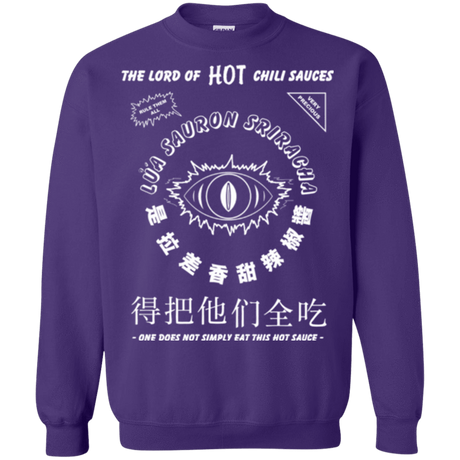 Sweatshirts Purple / Small Lord of Hot Sauces Crewneck Sweatshirt