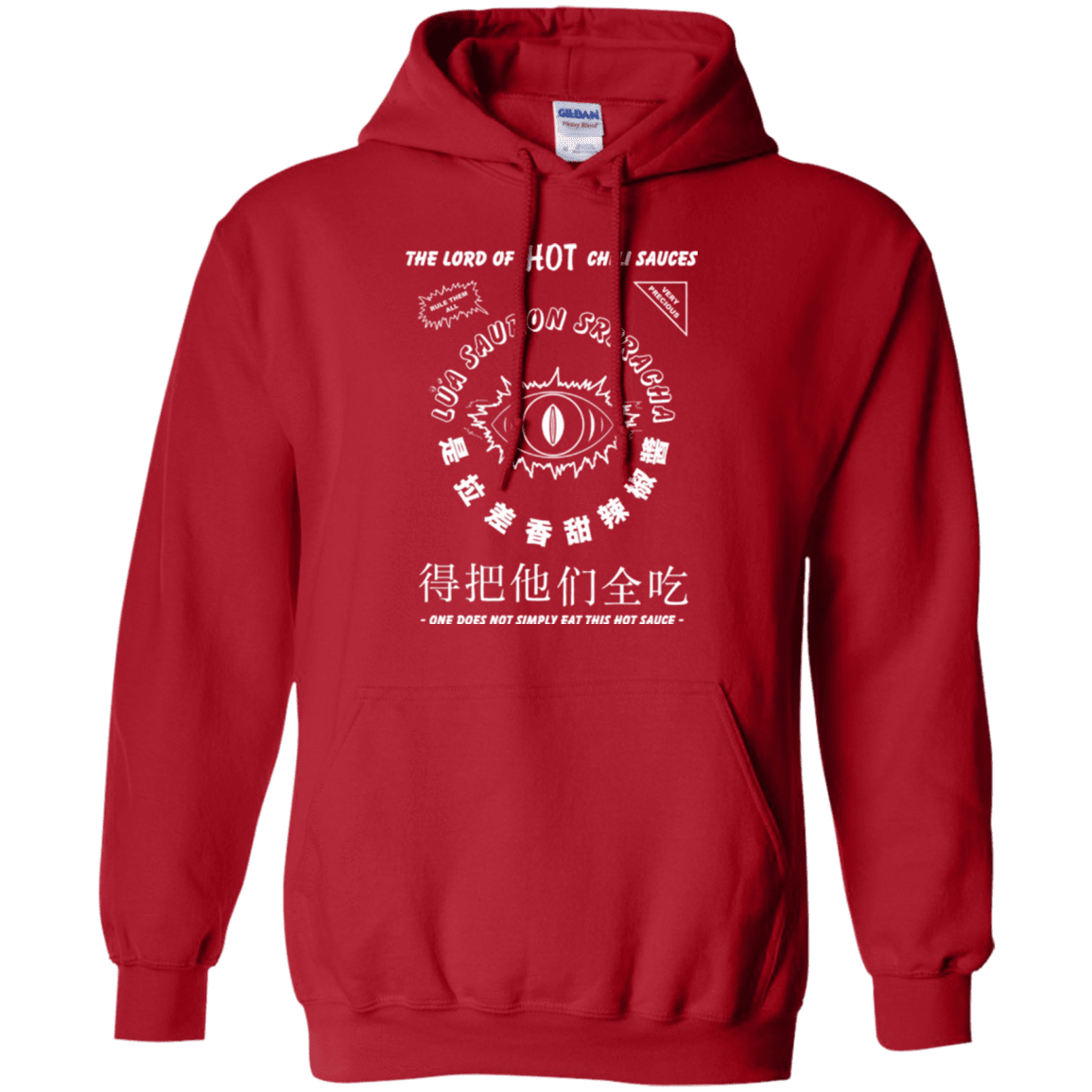 Sweatshirts Red / Small Lord of Hot Sauces Pullover Hoodie