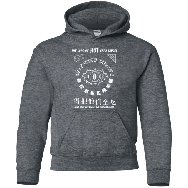 Sweatshirts Dark Heather / YS Lord of Hot Sauces Youth Hoodie