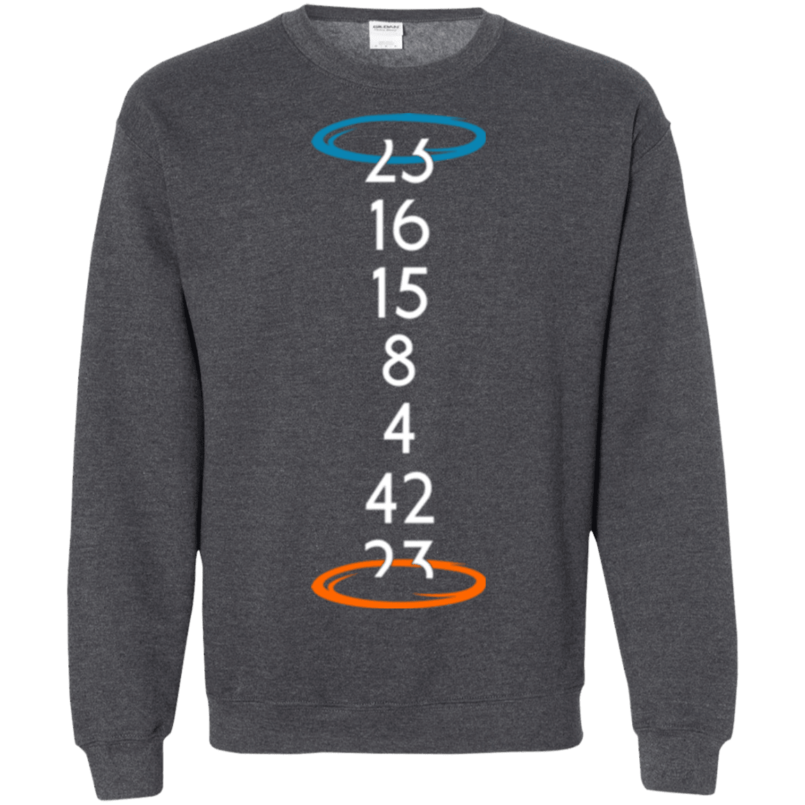 Sweatshirts Dark Heather / Small Lost portal Crewneck Sweatshirt