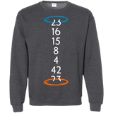 Sweatshirts Dark Heather / Small Lost portal Crewneck Sweatshirt