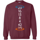 Sweatshirts Maroon / Small Lost portal Crewneck Sweatshirt