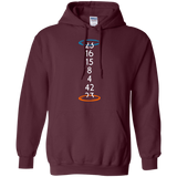 Sweatshirts Maroon / Small Lost portal Pullover Hoodie