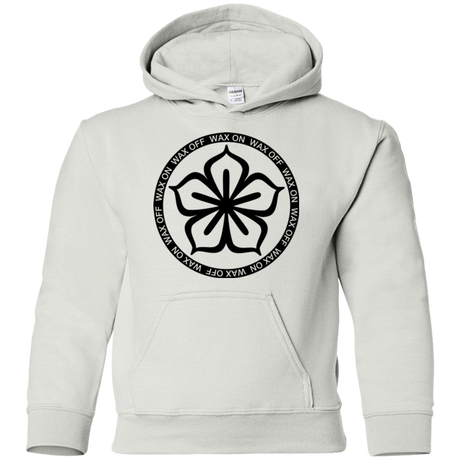 Sweatshirts White / YS Lotus Flower Youth Hoodie