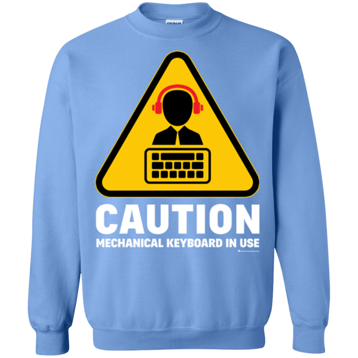 Sweatshirts Carolina Blue / Small Loud Typer Crewneck Sweatshirt