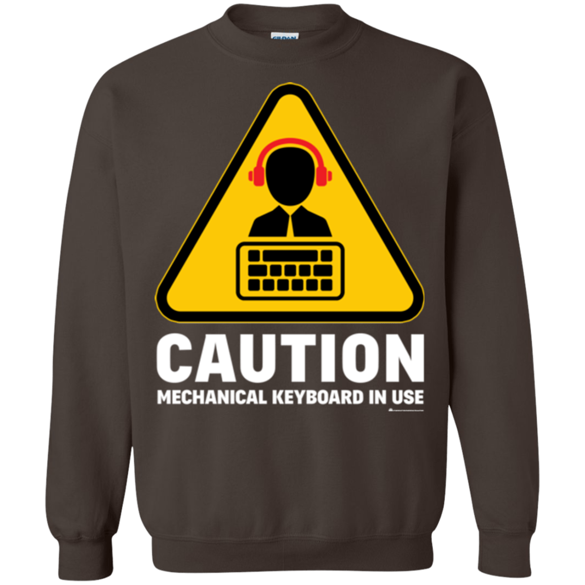 Sweatshirts Dark Chocolate / Small Loud Typer Crewneck Sweatshirt