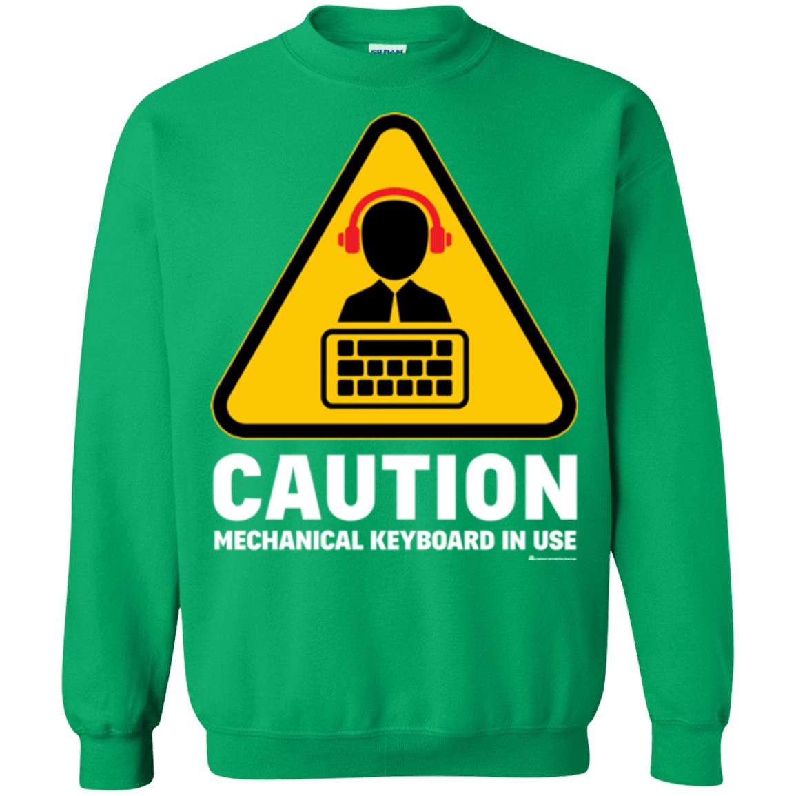 Sweatshirts Irish Green / Small Loud Typer Crewneck Sweatshirt