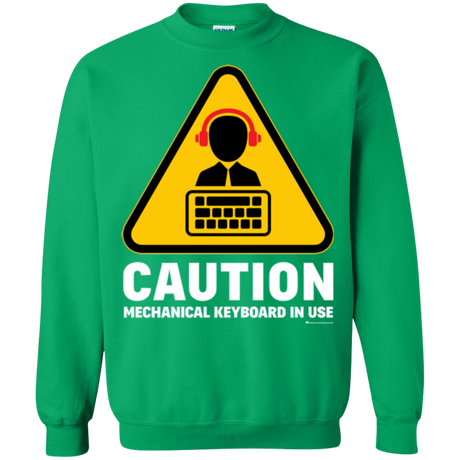 Sweatshirts Irish Green / Small Loud Typer Crewneck Sweatshirt