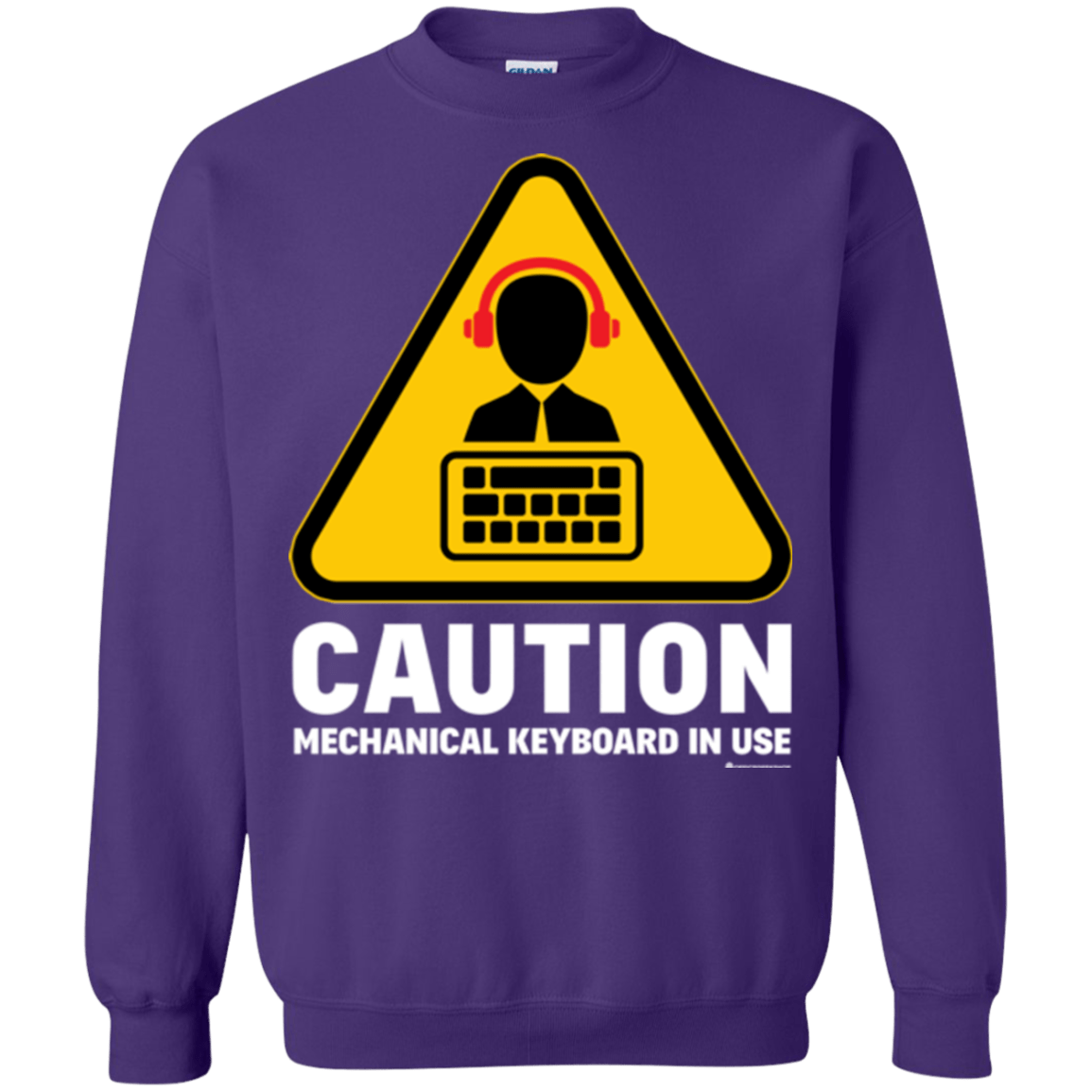 Sweatshirts Purple / Small Loud Typer Crewneck Sweatshirt