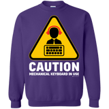 Sweatshirts Purple / Small Loud Typer Crewneck Sweatshirt