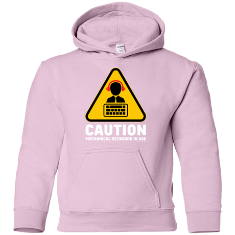 Sweatshirts Light Pink / YS Loud Typer Youth Hoodie