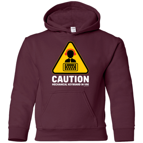 Sweatshirts Maroon / YS Loud Typer Youth Hoodie
