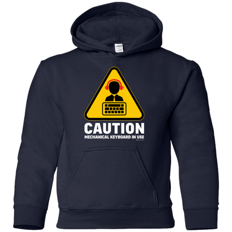 Sweatshirts Navy / YS Loud Typer Youth Hoodie