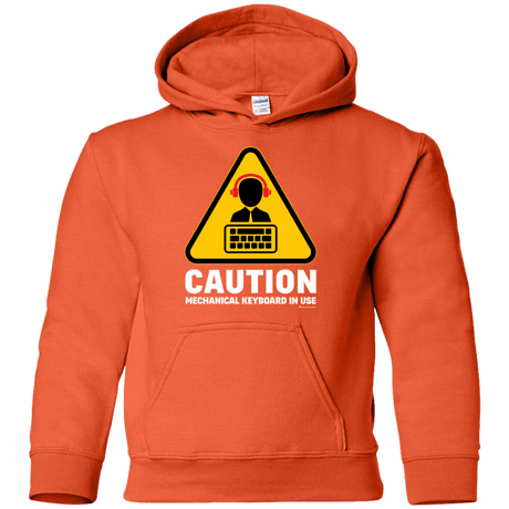 Sweatshirts Orange / YS Loud Typer Youth Hoodie