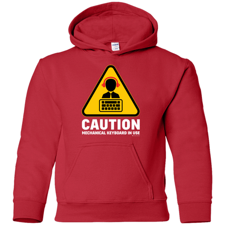 Sweatshirts Red / YS Loud Typer Youth Hoodie