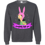 Sweatshirts Dark Heather / Small Louise Everybody Crewneck Sweatshirt