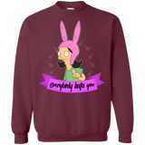 Sweatshirts Maroon / Small Louise Everybody Crewneck Sweatshirt
