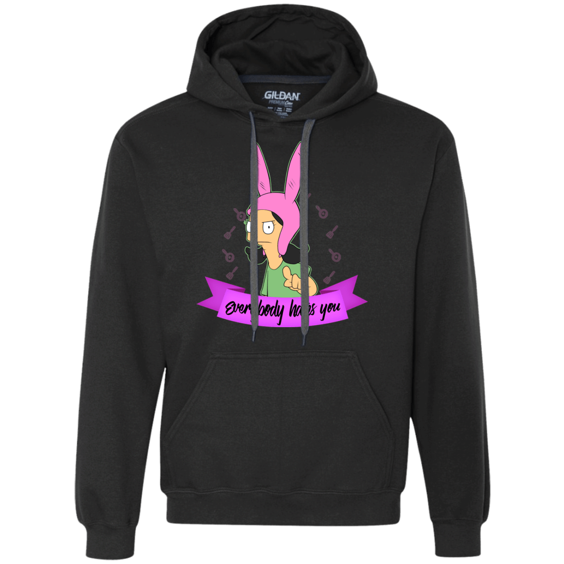Sweatshirts Black / Small Louise Everybody Premium Fleece Hoodie