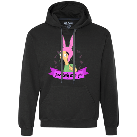 Sweatshirts Black / Small Louise Everybody Premium Fleece Hoodie
