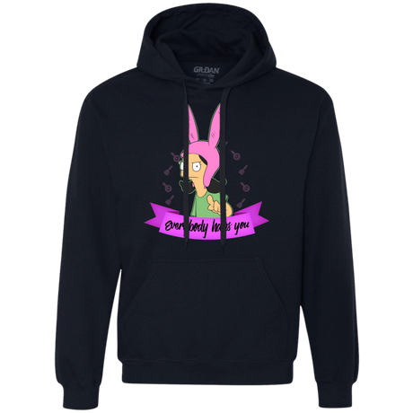 Sweatshirts Navy / Small Louise Everybody Premium Fleece Hoodie