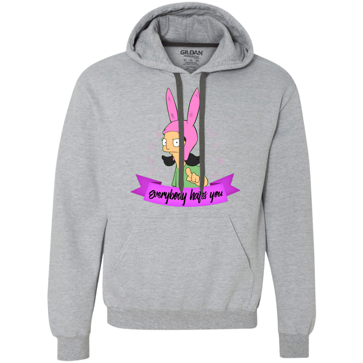 Sweatshirts Sport Grey / Small Louise Everybody Premium Fleece Hoodie