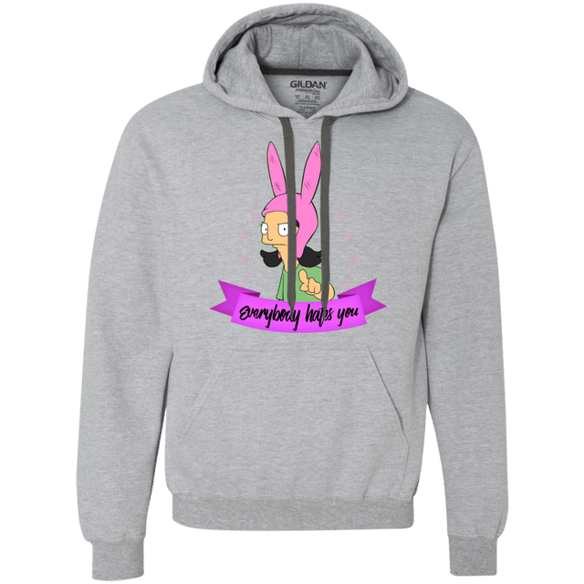 Sweatshirts Sport Grey / Small Louise Everybody Premium Fleece Hoodie