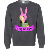 Sweatshirts Dark Heather / Small Louise Smell Fear Crewneck Sweatshirt