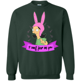 Sweatshirts Forest Green / Small Louise Smell Fear Crewneck Sweatshirt