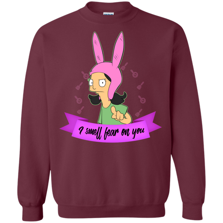 Sweatshirts Maroon / Small Louise Smell Fear Crewneck Sweatshirt