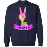 Sweatshirts Navy / Small Louise Smell Fear Crewneck Sweatshirt