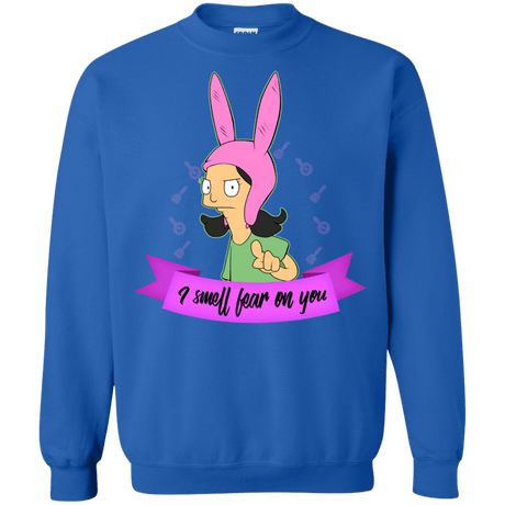 Sweatshirts Royal / Small Louise Smell Fear Crewneck Sweatshirt