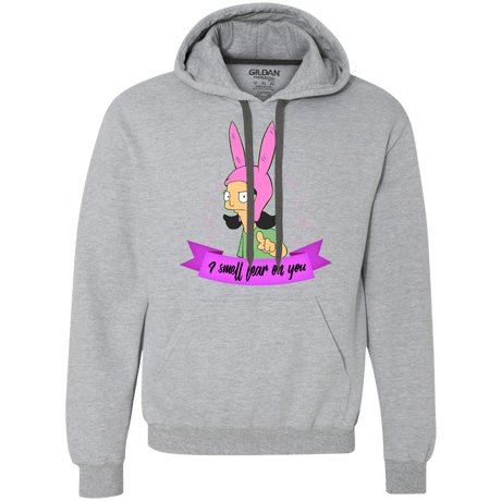 Sweatshirts Sport Grey / Small Louise Smell Fear Premium Fleece Hoodie